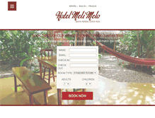 Tablet Screenshot of hotelmelimelo.com